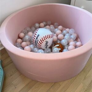 Pink Ball Pit for Kids